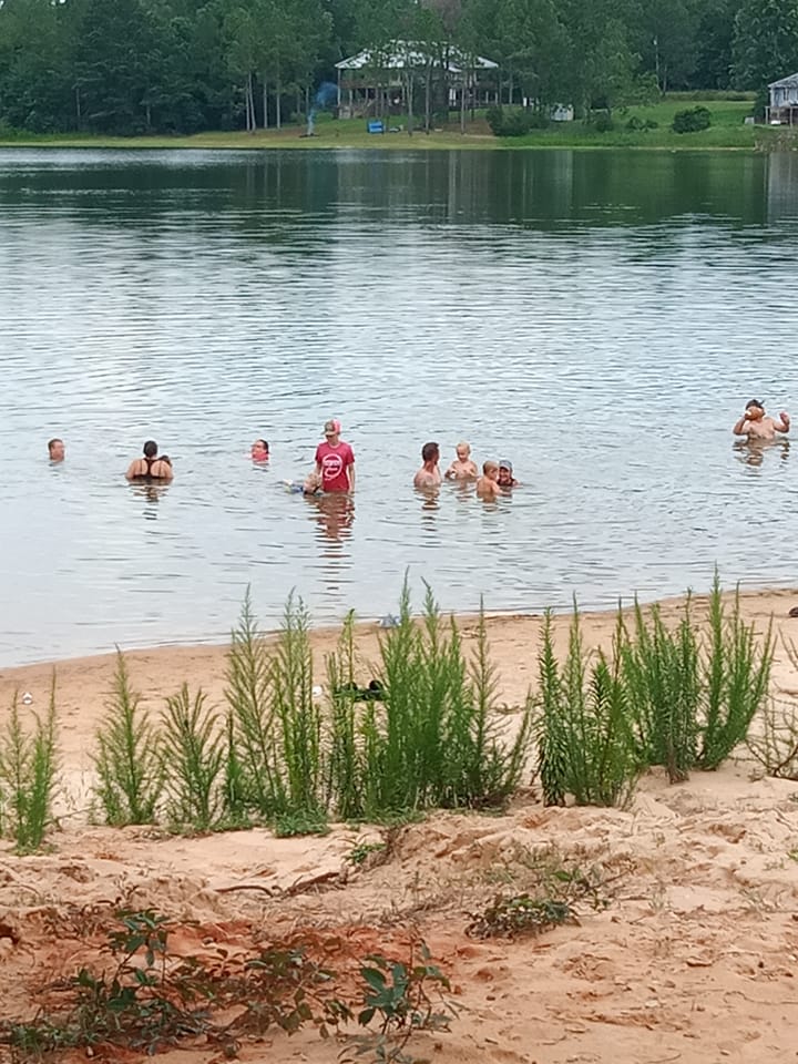 Swimming in Lake Happiness